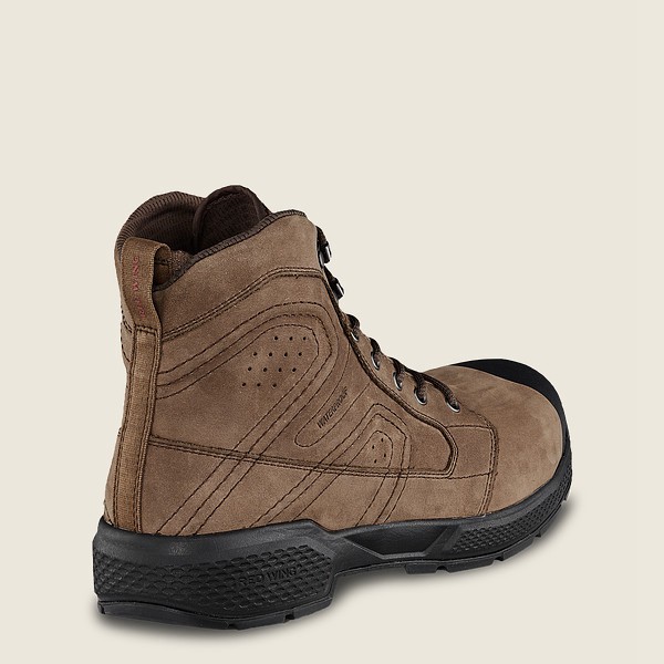 Botas de Seguridad Red Wing Hombre Marrom/Negros - Exos Lite - 6-Inch Waterproof Toe - 942-WOMKJN